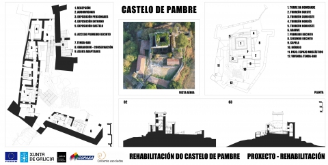 Restoration of the Castle of Pambre. Palas de Rei. Lugo.