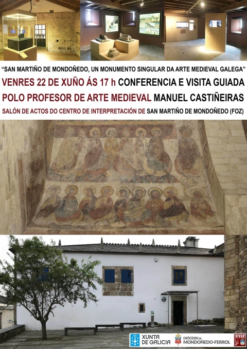 Conferencia del profesor Manuel Castiñeiras en San Martiño de Mondoñedo (Foz)