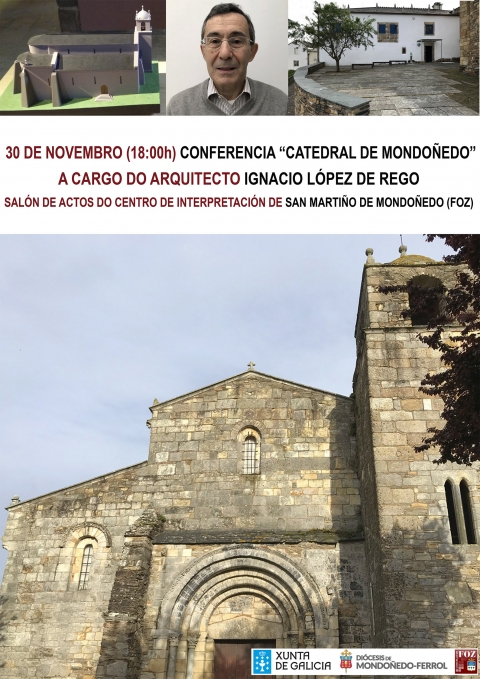 Conferencia do arquitecto Ignacio López de Rego en San Martiño de Mondoñedo (Foz)