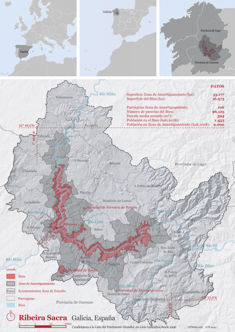 Coordination and monitoring of the Ribeira Sacra nomination to the World Heritage List