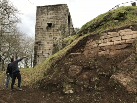 Inicio das actuacións arqueolóxicas e de documentación 3D das Torres de Altamira