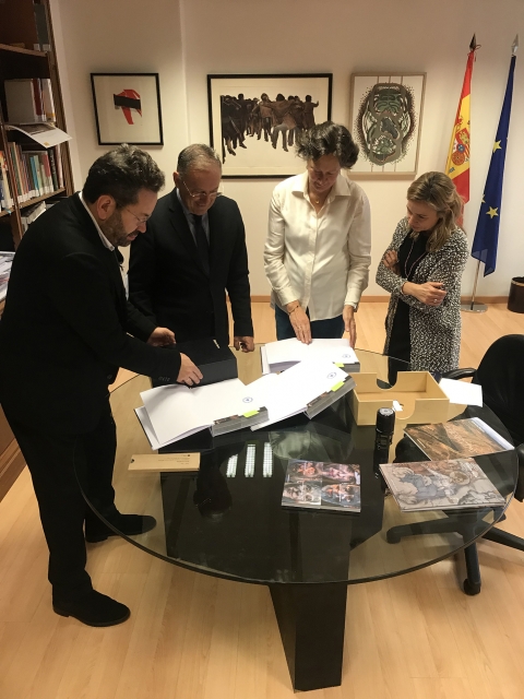 Entrega en el Ministerio de Cultura y Deporte del Formulario de Propuesta de Inscripción de Ribeira Sacra en la Lista del Patrimonio Mundial