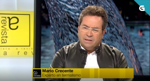 Interview with Mario Crecente in the TV program A Revista FDS (Television of Galicia)